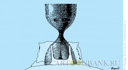 Карикатура: Голова в кровати, Богорад Виктор