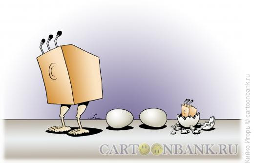 Карикатура: Трибуна-несушка, Кийко Игорь