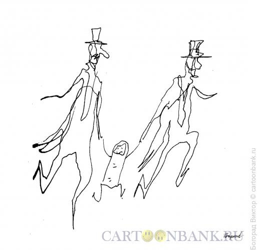 Карикатура: Мальчик-с-пальчик, Богорад Виктор