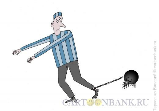 Карикатура: Побег, Тарасенко Валерий
