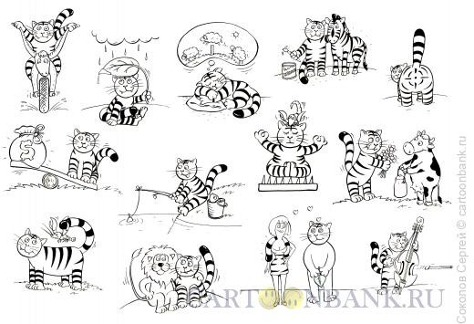 Карикатура: Знак зодиака тигр, Соколов Сергей