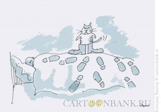 Карикатура: Кот в сапогах, Богорад Виктор