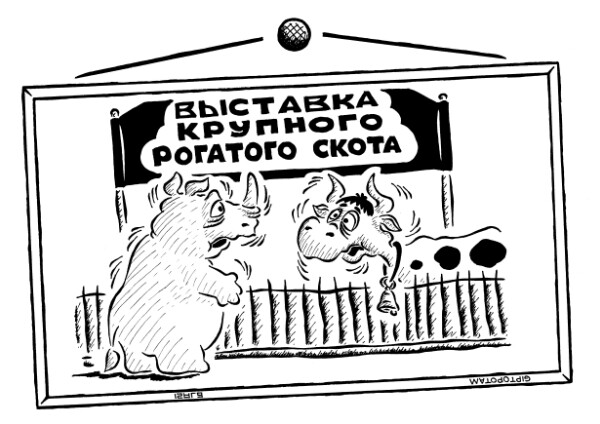 Карикатура: Диалог и моно...рог, Giptopotam