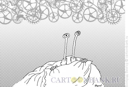 Карикатура: Механика сна, Богорад Виктор