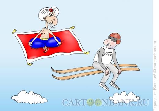 Карикатура: Затяжной прыжок, Тарасенко Валерий