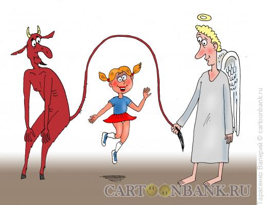 Карикатура: Сбалансированное детство, Тарасенко Валерий