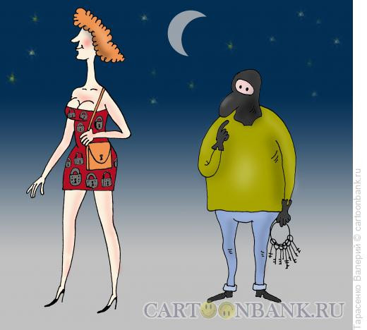 Карикатура: Наживка для взломщика, Тарасенко Валерий