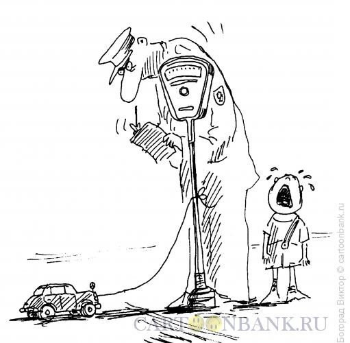 Карикатура: Закон есть закон, Богорад Виктор