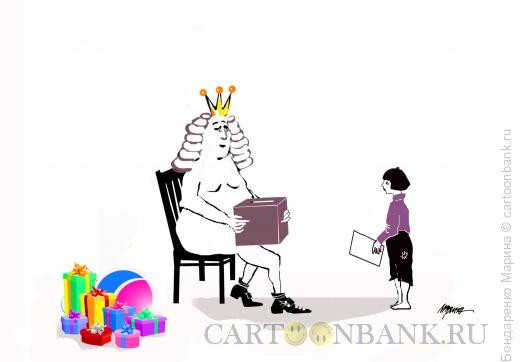 Карикатура: Выборы, Подарки, Король, Мальчик, Бондаренко Марина