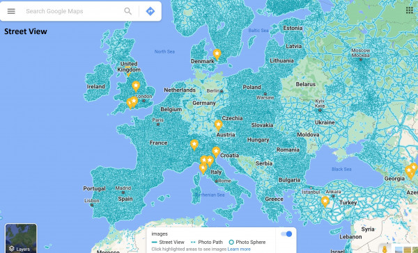 Мем: Карта покрытия GoogleStreetView, catfish