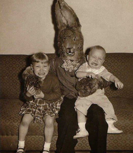 Мем: Пасхальный кролик приносит детям радость! 1955 год., Брюттон