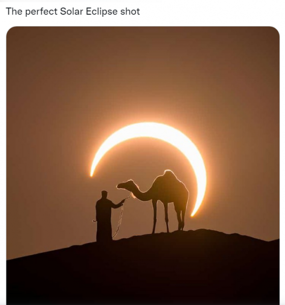 Мем: Идеальный снимок Солнечного Затмения, Criptor
