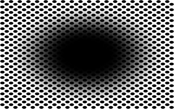 Мем: Удивительная оптическая иллюзия: будто черная дыра приближается к вам, Брюттон