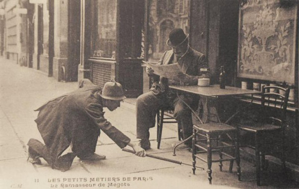 Мем: AСобиратель окурков. Париж, 1900-е., Тьмуша