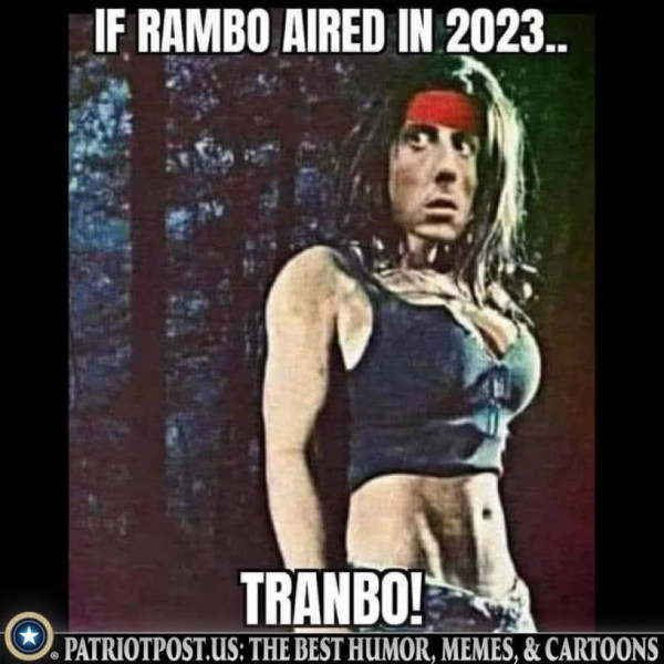 Мем: Если бы Рэмбо вышел в 2023 году - он был бы Транбо, Юрий Небольсин