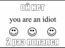 Мем: YouAreAnIdiot, Kostya20ksq