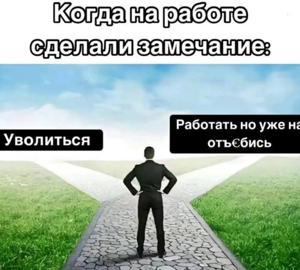 Мем: У каждого уважающего себя работяги только два пути:, henh