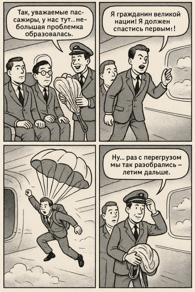 Мем: Летели как-то...., SlokoLAV