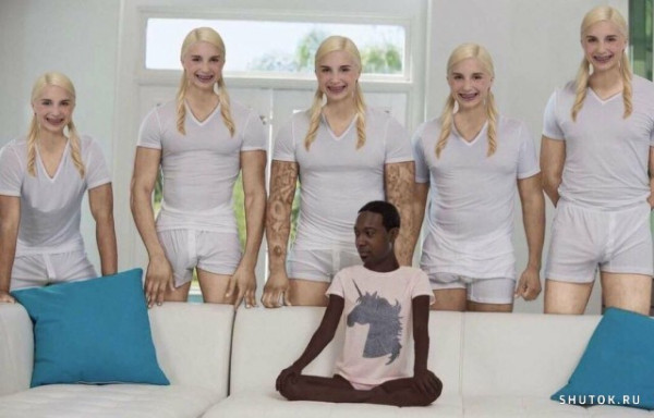 Мем: 5 негр w3r1s