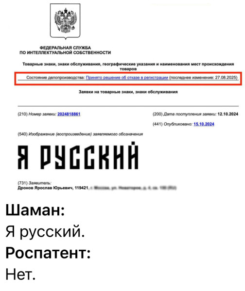 Мем: Тест не пройден, SKI