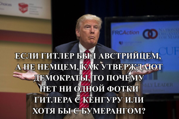 Мем: Дональд о фейк ньюс