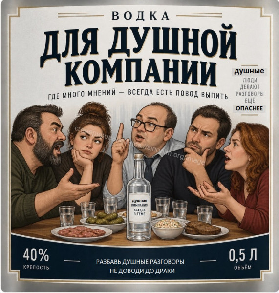 Мем: Водка для душной компании, AlexPortnow