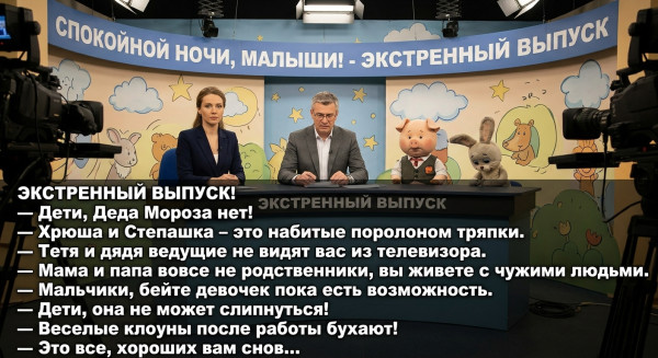 Мем: Спокойной ночи, малыши, 1andreymx Мем: Спокойной ночи, малыши, 1andreymx