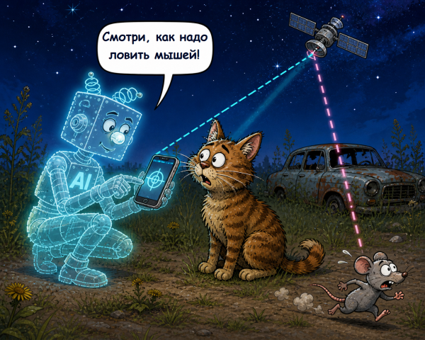 Мем: Учись ловить мышей!, О_Танграм