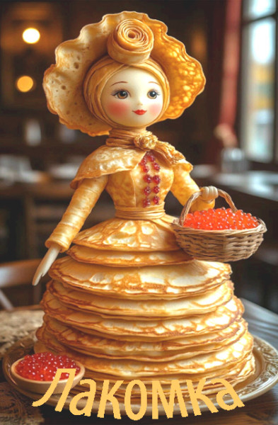 Мем: Лакомка – 3-й день Масленичной недели