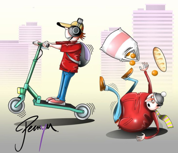 Мем: Скоро на всех дорогах и тротуарах, RusLan2025