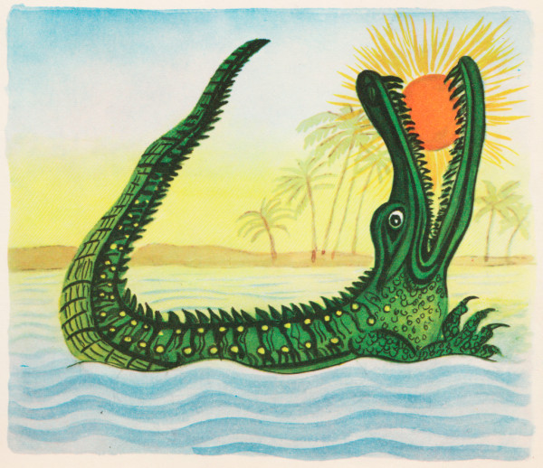 Мем: РКН в образе крокодила съедает солнце, Tamtam Мем: РКН в образе крокодила съедает солнце, Tamtam