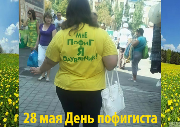 Мем: 28 мая День пофигиста