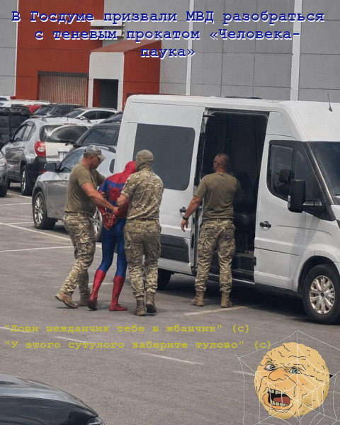 Мем: В Госдуме призвали разобраться с прокатом человека-паука, Zulan Мем: В Госдуме призвали разобраться с прокатом человека-паука, Zulan