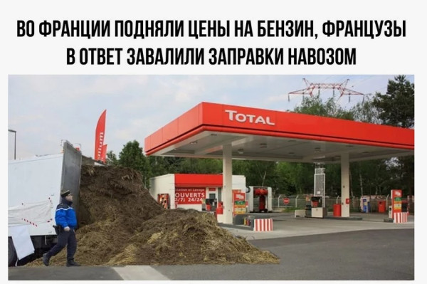 Мем: Франция переходит на кизяк, Правдоруб Адекват