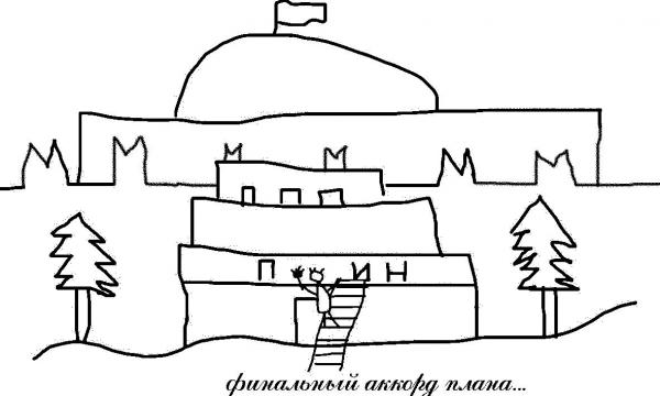 Карикатура: Финальный аккорд плана, саша