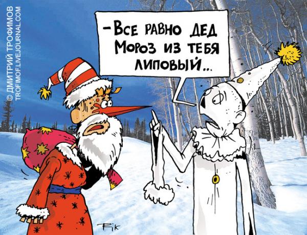 Карикатура: Липовый Мороз, Трофимов Дмитрий