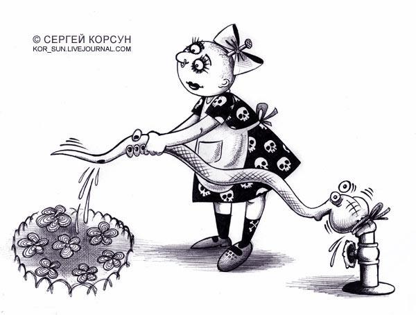 Карикатура: Готика, Сергей Корсун