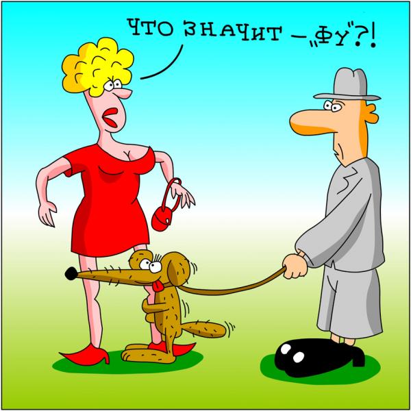 Карикатура: Что значит - ФУ ?, Дмитрий Бандура