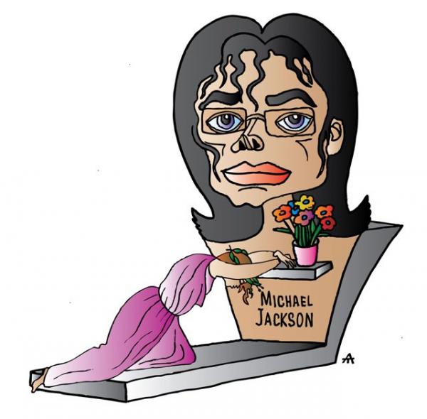 Карикатура: Michael Jackson, Алексей Талимонов