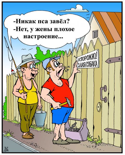 Карикатура: настроение, виктор дидюкин